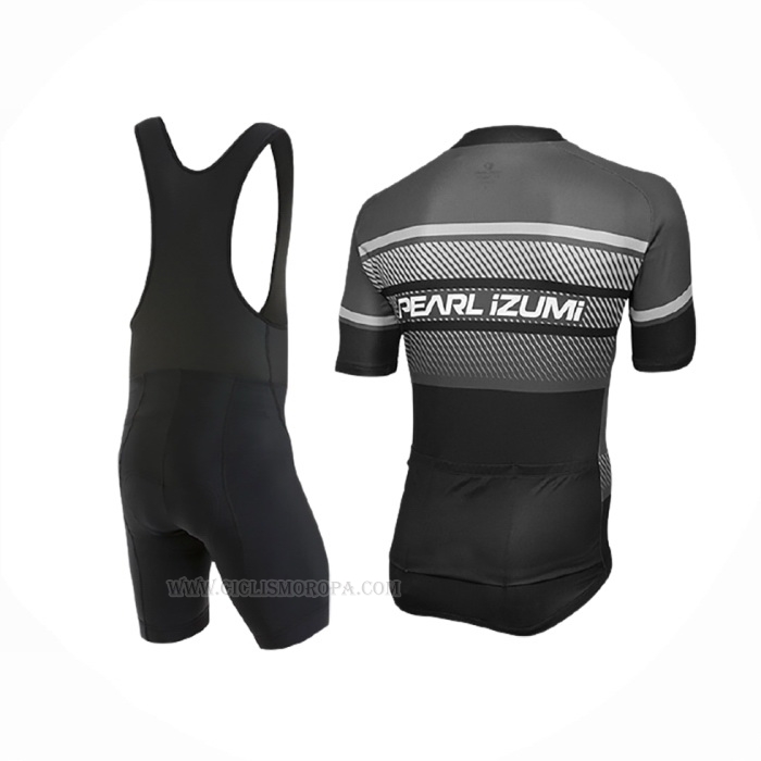 2017 Ropa Ciclismo Pearl Izumi Gris Negro Mangas Corta y Culotte Corto
